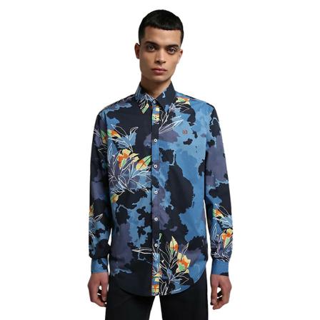 Napapijri Shirt Blå, Herre Skjorter, Størrelse: M