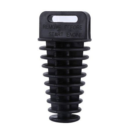 Motorcykel Dirt Bike ATV Quad 2 4-takts Lydpotte Udstødning Lydpotte Bung Vaskprop Sort