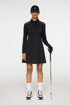 J.Lindeberg - Gizelle LS Dress - Golf - Black - Women - S