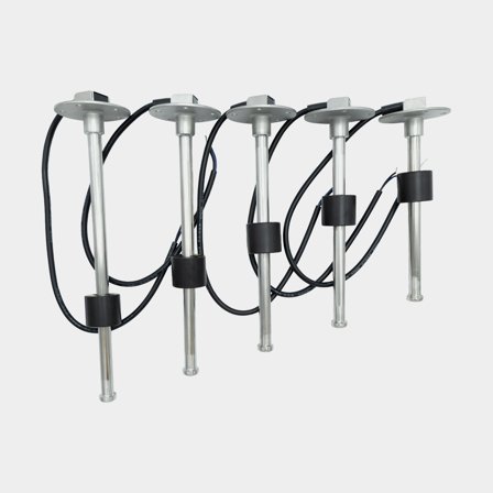 Sensor de tanque / sensor de nivel para combustible y agua Wema S5-A600, 240 – 33 Ω, acero inoxidable resistente a los ácidos, SAE-5 (se monta con 