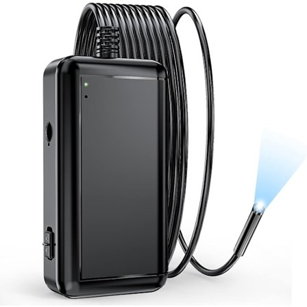 5,5 mm trådlös boreskopkamera inspektionskamera 1920P HD WiFi boreskop IP67 vattentät slangkamera med 6 LED-lampor för iPhone IOS Android P