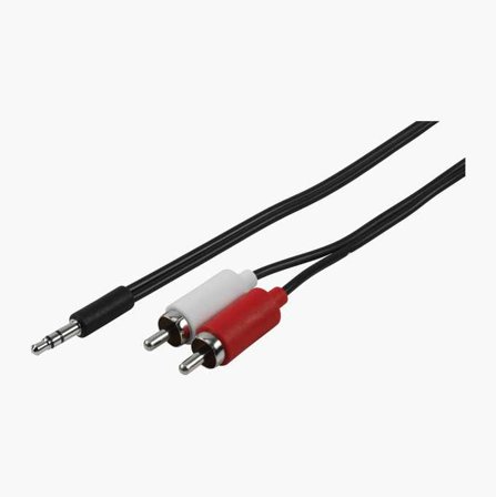 3 5 mm till 2 x RCA 2 5 m