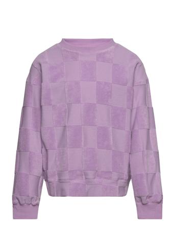 Tnjane Os Terry Sweatshirt Purple The New