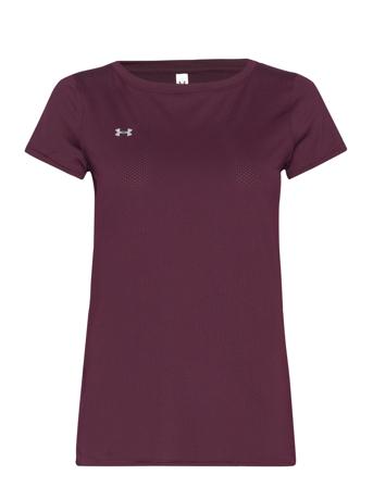 Ua Hg Armour Ss T-shirts & Tops Short-sleeved Burgunder Under Armour*Betinget Tilbud