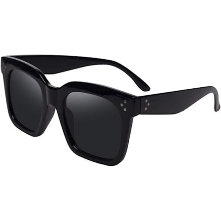 Vintage Dam Överdimensionerade Solglasögon Designer Lyx Fyrkantiga Solglasögon UV400 Skydd Platt Lins