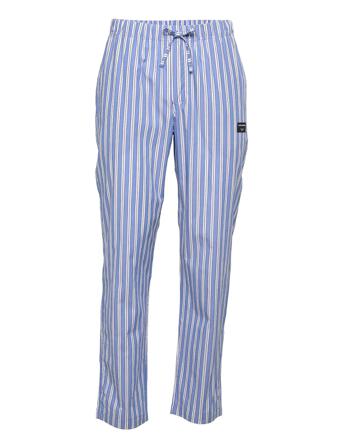 Core Poplin Pyjama Pants Mjukisbyxor Blå Björn Borg