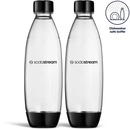 SodaStream - Kolsyreflaskor Twinflaska 1L fuse dws Svart