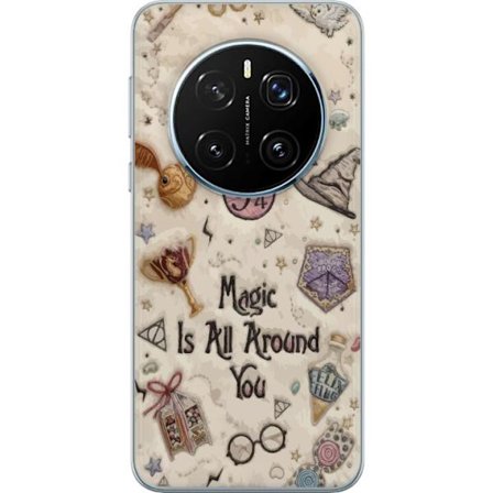 Kompatibelt Mobildeksel til Honor Honor Magic7 Pro Broderad magisk illustrasjon med symboler, sitater og fantasiverden inspirert av eventyr som skaper