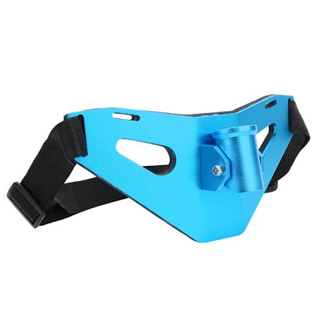 Justerbart fiskebelte i aluminiumslegering, Stand Up Gimbal, polstret fiskestangholder (blå)