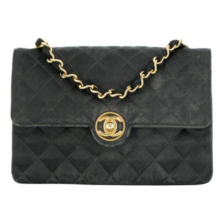 Chanel Vintage HandTass , Zwart , Dames , Maat: ONE Size Vintage Tassen