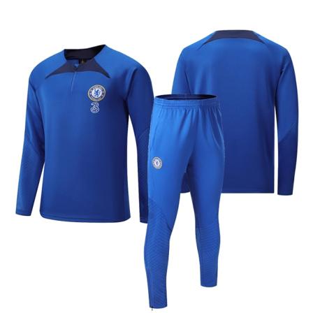 23 uutta chelsea jalkapalloharjoituspaitaa pitkähihainen aikuisten pystykaulus puolivetoketjupuku syys- ja talvipaita chelsea XL "height: 170-175cm]