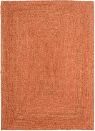 Tappeto Per Interni/Esterni Monocromatico Frida Color - Arancione 160X230 In Stile Rustico