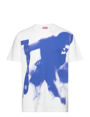 T-Just-N13 T-Shirt Tops T-Kortærmet Skjorte White Diesel