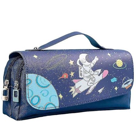 Veeki Stor Kapacitet Blyantsæske Blyant Pen Pose, Skole Blyantsæske Til Teenager Pige Dreng Mænd Kvinder Voksen