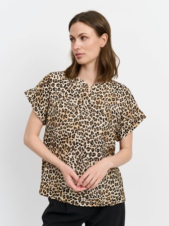BRANDTEX - Bluse - Leopard Print