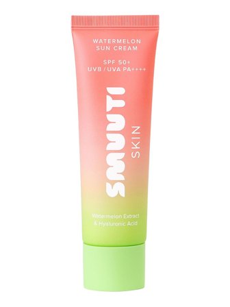 Smuuti Skin Watermelon Sun Cream SPF 50+ PA++++ 50 ml, Skincare, Solpleje, Solcreme