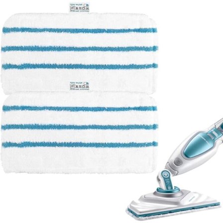 2 kluter for Black and Decker dampmopper FSMP20 dampmopp for Black Decker FSM1630, FSM1616, FSMH13E5, FSM1321, FSM1605