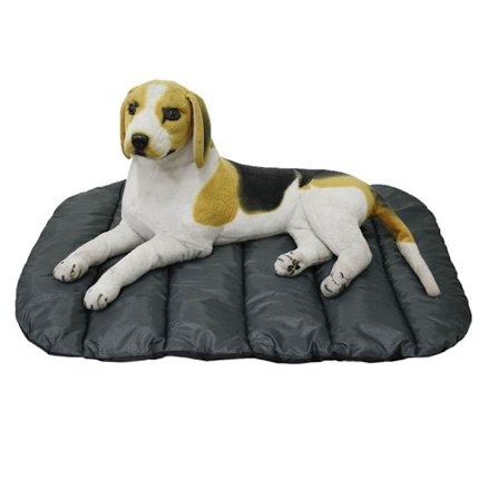 Vandtæt liggeunderlag til hunde med opbevaringstaske 80x70cm