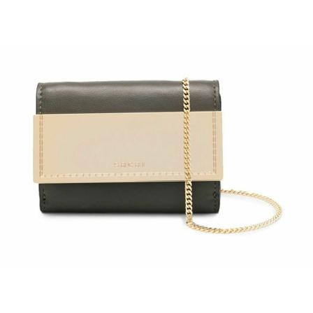 Sacai, Wallets & Cardholders Zielony, Kobieta, Rozmiar: ONE Size