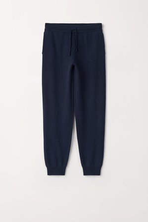 Soft Goat - Kids Joggers - Cashmere pants kids - 110/116 - Navy