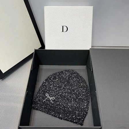 Paillet Hat Dame Efterår og Vinter Koreansk Stil Kold Hat Alsidig Street Style Strikket Hat Moderigtig Ansigt-Afslørende Lille Pullover Hat