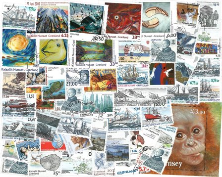 Grønland ca. 1997-2010 - Frimærkepakke