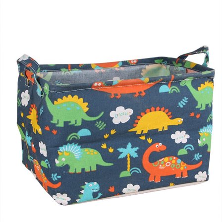 Rektangulär Förvaringskorg i Tyg för Leksaker, Böcker, Kläder