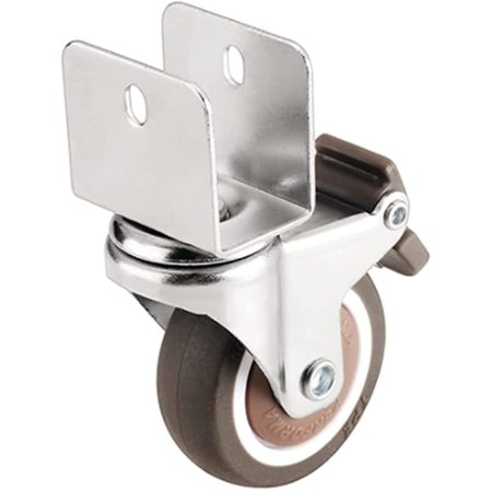 4 stk. møbelhjul, ikke-mærkende rotationshjul, Fu