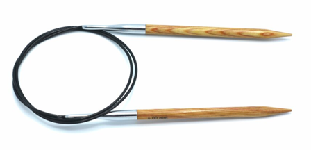 KnitPro Rundpinne 80cm Natural Symfonie 7.0