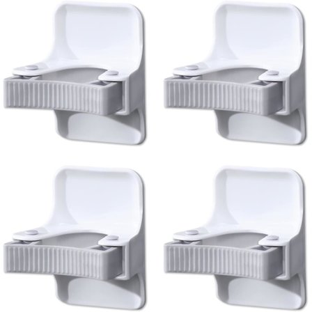 Kvastställ - Självhäftande väggfäste - Ingen borrning - Super Non