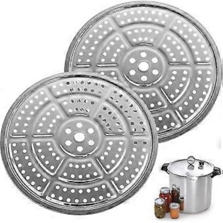 2-pak 11-tommer trykkoger-konserveringsstativ / konserveringsstativ til trykkoger - rustfrit stål - kompatibelt med Presto