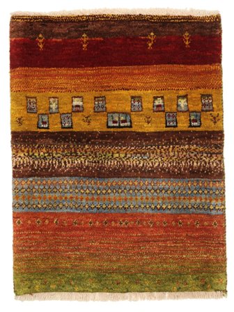 Håndknyttet Gabbeh 60X78 Orientalsk Ullteppe Lite