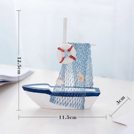 Seilbåtmodell Treseilbåt Boligdekorasjon Beach Nautic