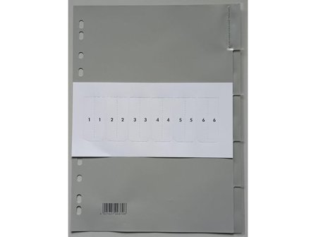 Plastregister A4 5-fl instick - Lyreco - Kontorsmaterial - Pärmar och register - Plastregister - Tryckta