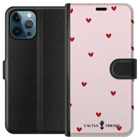 Kompatibel Tegnebogsetui til Apple Apple iPhone 12 Pro Max Cactus and Friends – HeartSprinkle
