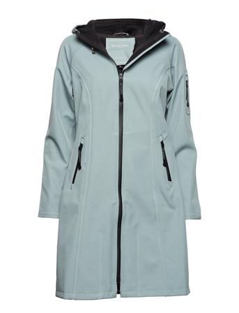 Long Raincoat Outerwear Rainwear Rain Coats Blå Ilse Jacobsen