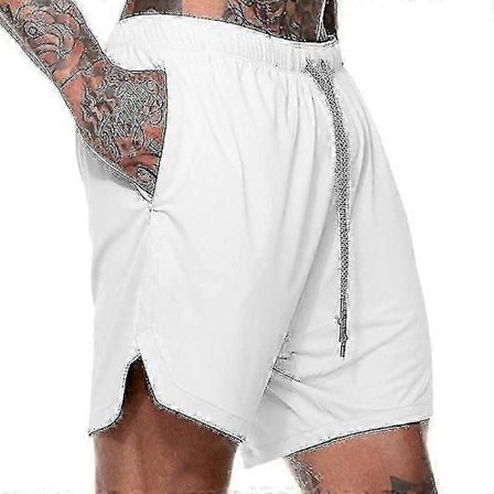 Løpeshorts for menn Treningsbukser Joggebukser Halve Bukser Joggebukser med lommer