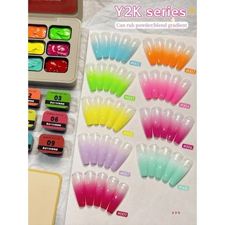 9 Färger Y2K Serie Klapp Gel Nagellack Soak Off Gel Nagellack Uv Gel Långvarigt Nagellack Gel För Nagelsalong-Y 2 K