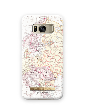 Unisex deksel, Debi Flügge Galaxy S8 Vintage World, iDeal of Sweden