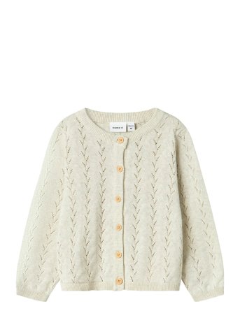 Nmfbanni Ls Knit Card Noos Grey Name It