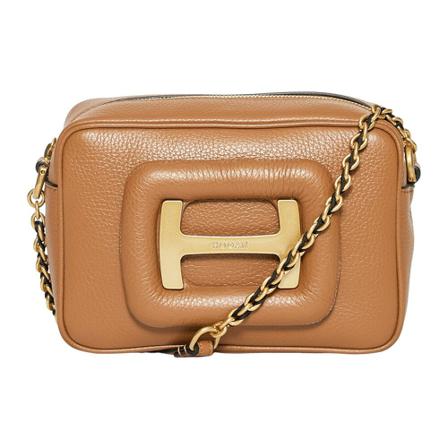 Hogan, Cross Body Bags Bruin, Heren, Maat:ONE Size