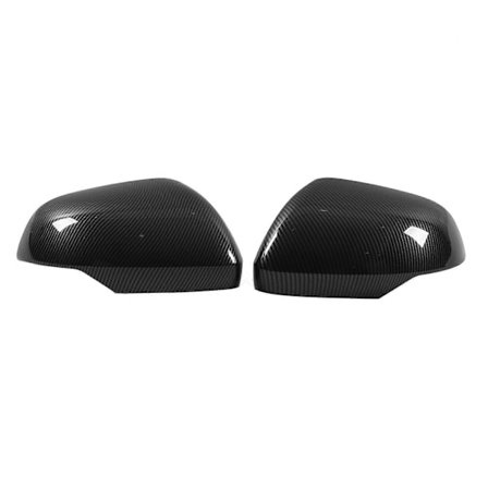 2 stk. Sidespejldæksel Trim Udskiftning til Mitsubishi Pajero Sport/Montero Sport/Shogun Sport 2017-2021 Kulfiberstil