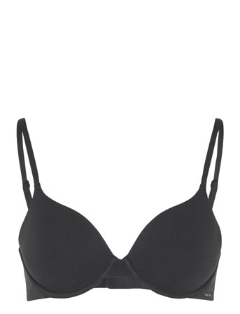 Core Full Coverage Bra Black Organic Basics