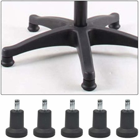 10 stycken hjul stationära hjul kontorsstol utbyteshjul ändkapslar rörliga stolhjul med filtdynor, T-Audace