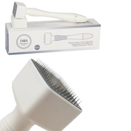 Derma Stempel Justerbar Nål skjegg Vekst Hårbunn Hår Re-Growth Acne Arr Grop