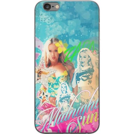 Yhteensopiva Puhelinkuori Apple iPhone 6 Plus Seikkailumaailma Steve, Creeper ja eläimillä värikkäässä palikkagrafiikassa