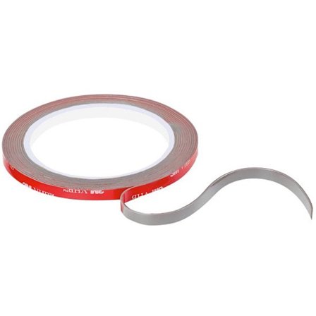 Kaksipuolinen teippi – erittäin vahva, vedenpitävä ja lämmönkestävä, sopii sisä- ja ulkokäyttöön – koko 5 mm x 3 m