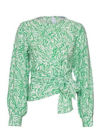 Encolby Ls Top Aop 6891 Tops Blouses Long-sleeved Multi/patterned Envii