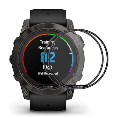 ENKAY HAT PRINCE 5 stk Garmin Fenix 7 Pro Smartwatch skjermbeskytter Fullt deksel 3D buet myk støtbestandig kant og klar film