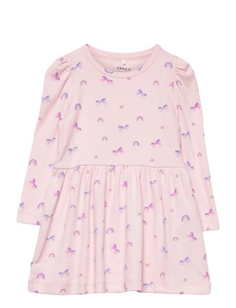 Nmfnila Ls Dress Dresses & Skirts Dresses Casual Dresses Long-sleeved Casual Dresses Vaaleanpunainen Name It
